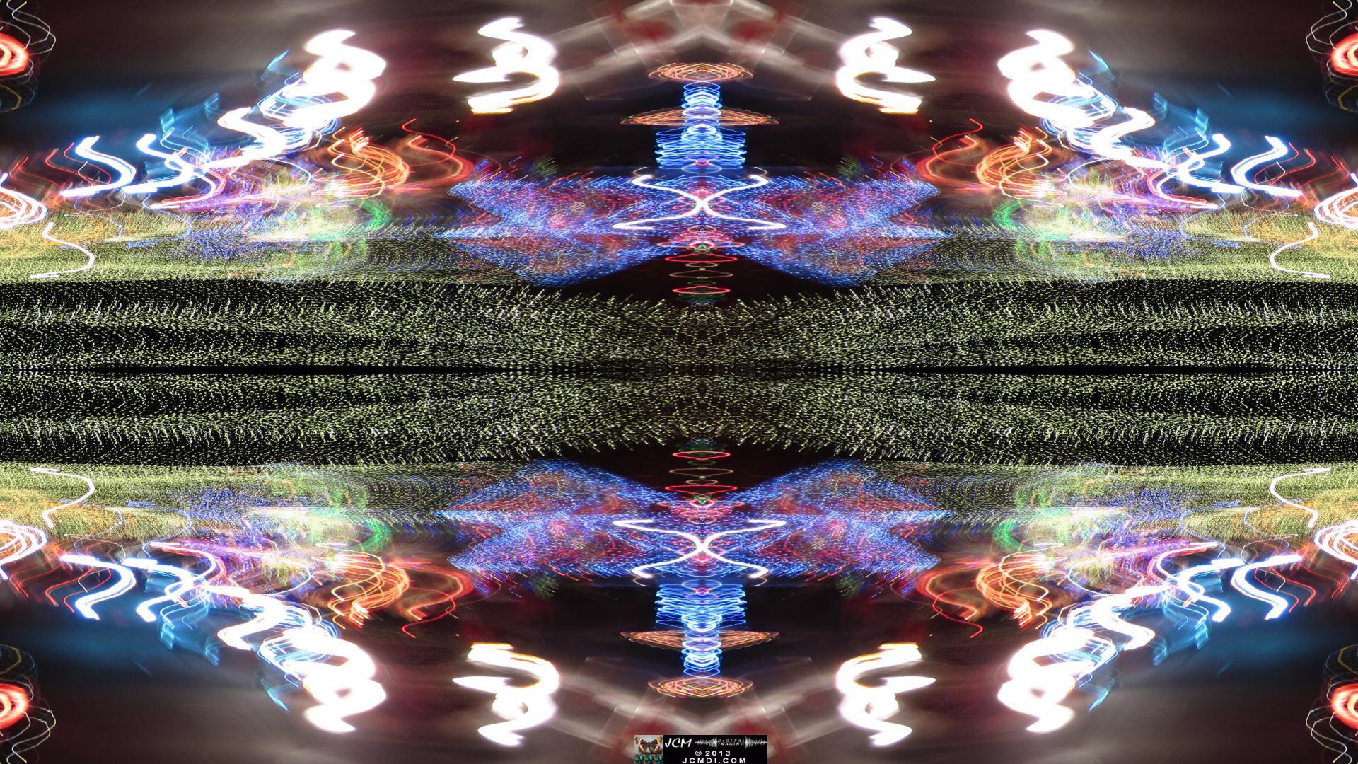 Wakefield Holiday Lightshow 2013 Quadroscopic long exposure artwork